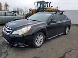 Subaru Legacy salvage cars for sale: 2011 Subaru Legacy 2.5I Premium