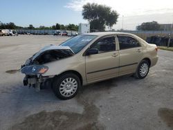 Salvage cars for sale at Orlando, FL auction: 2006 Toyota Corolla CE