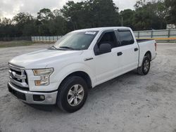 Salvage cars for sale from Copart Fort Pierce, FL: 2017 Ford F150 Supercrew