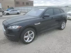 Vehiculos salvage en venta de Copart Kansas City, KS: 2018 Jaguar F-PACE Premium