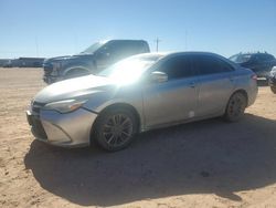 Salvage cars for sale at Andrews, TX auction: 2017 Toyota Camry LE