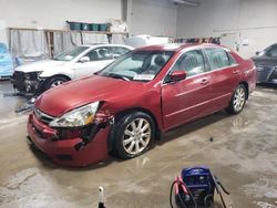 Vehiculos salvage en venta de Copart Elgin, IL: 2007 Honda Accord EX