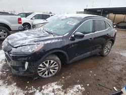 Ford Vehiculos salvage en venta: 2021 Ford Escape Titanium