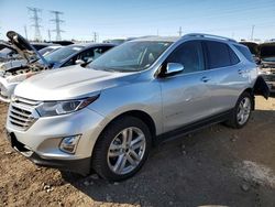 Salvage cars for sale from Copart Elgin, IL: 2018 Chevrolet Equinox Premier