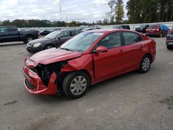 Salvage cars for sale at Dunn, NC auction: 2021 KIA Rio LX