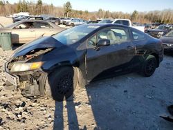 Honda salvage cars for sale: 2012 Honda Civic LX