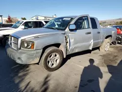 Dodge salvage cars for sale: 2007 Dodge Dakota Quad SLT