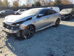 Salvage cars for sale from Copart Waldorf, MD: 2019 Honda Civic Sport