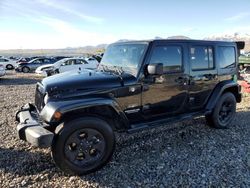 Salvage cars for sale at Magna, UT auction: 2014 Jeep Wrangler Unlimited Sahara