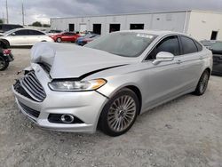 Salvage cars for sale at Jacksonville, FL auction: 2016 Ford Fusion Titanium