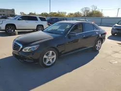 Salvage cars for sale at Wilmer, TX auction: 2016 Mercedes-Benz E 350