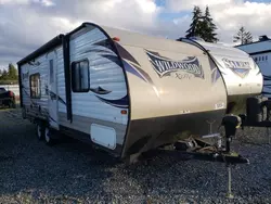 Salvage trucks for sale at Graham, WA auction: 2015 Wildcat Travel Trailer