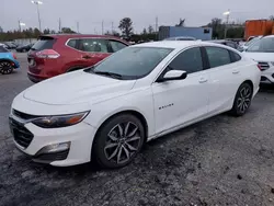 Salvage cars for sale from Copart Bridgeton, MO: 2022 Chevrolet Malibu RS