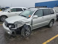 Salvage cars for sale at Woodhaven, MI auction: 2004 Toyota Highlander Base