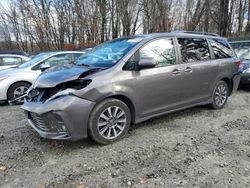 Salvage cars for sale at auction: 2020 Toyota Sienna XLE