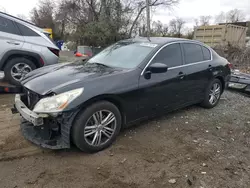 Infiniti salvage cars for sale: 2012 Infiniti G25