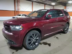 Salvage cars for sale at Rocky View County, AB auction: 2017 Dodge Durango GT