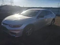 Chevrolet salvage cars for sale: 2017 Chevrolet Malibu LS