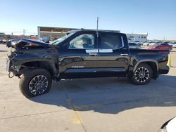 Toyota Tundra Crewmax Limited salvage cars for sale: 2022 Toyota Tundra Crewmax Limited