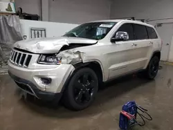 Salvage cars for sale at Elgin, IL auction: 2014 Jeep Grand Cherokee Limited