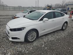 Salvage cars for sale at Barberton, OH auction: 2016 Ford Fusion SE Hybrid