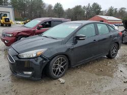 Salvage cars for sale at Mendon, MA auction: 2017 Ford Focus SEL