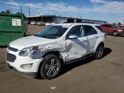 Chevrolet Vehiculos salvage en venta: 2017 Chevrolet Equinox Premier