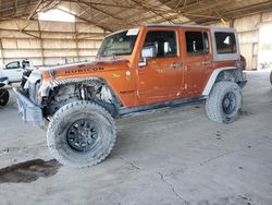 Carros salvage sin ofertas aún a la venta en subasta: 2011 Jeep Wrangler Unlimited Rubicon