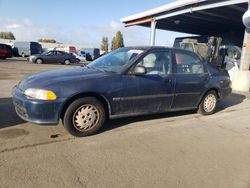 Salvage cars for sale at Hayward, CA auction: 1995 Honda Civic DX