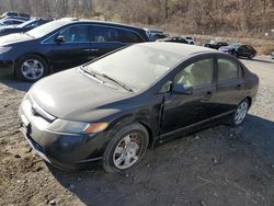 Honda salvage cars for sale: 2006 Honda Civic LX