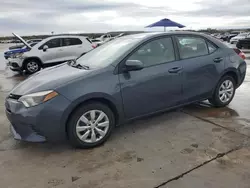 Vehiculos salvage en venta de Copart Grand Prairie, TX: 2016 Toyota Corolla L