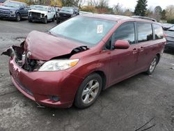 Salvage cars for sale at Portland, OR auction: 2013 Toyota Sienna LE