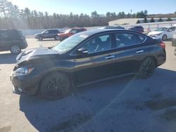 Salvage cars for sale at Windham, ME auction: 2017 Nissan Sentra SR Turbo