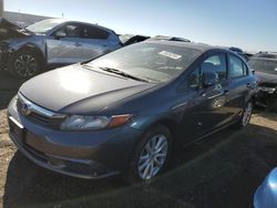 Salvage cars for sale at Brighton, CO auction: 2012 Honda Civic EX