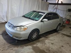 Salvage cars for sale at Ebensburg, PA auction: 2004 Toyota Corolla CE