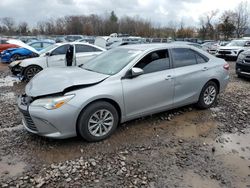 Salvage cars for sale at Chalfont, PA auction: 2016 Toyota Camry LE