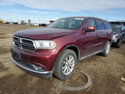 Salvage cars for sale at Brighton, CO auction: 2019 Dodge Durango SXT