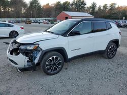 Salvage cars for sale at Mendon, MA auction: 2023 Jeep Compass Limited