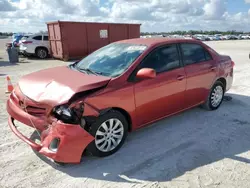 2012 Toyota Corolla Base en venta en Arcadia, FL