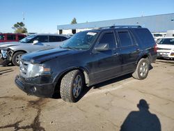 Salvage cars for sale from Copart Woodhaven, MI: 2013 Ford Expedition Limited