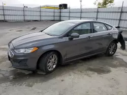 Ford salvage cars for sale: 2020 Ford Fusion SE