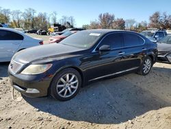 Salvage cars for sale from Copart Baltimore, MD: 2007 Lexus LS 460L