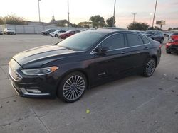 Salvage cars for sale from Copart Oklahoma City, OK: 2018 Ford Fusion TITANIUM/PLATINUM HEV