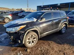 Toyota salvage cars for sale: 2015 Toyota Highlander XLE