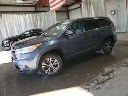 Toyota Highlander salvage cars for sale: 2016 Toyota Highlander XLE