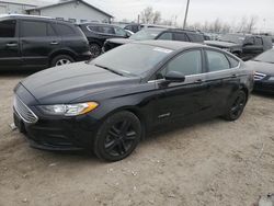 Salvage cars for sale from Copart Pekin, IL: 2018 Ford Fusion SE Hybrid