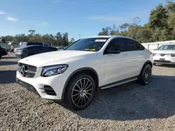 Salvage cars for sale at Riverview, FL auction: 2018 Mercedes-Benz GLC Coupe 300 4matic