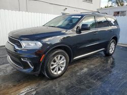 Salvage cars for sale from Copart Opa Locka, FL: 2022 Dodge Durango SXT