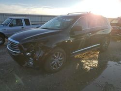 Salvage cars for sale at Kansas City, KS auction: 2014 Infiniti QX60