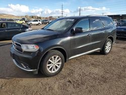 Salvage cars for sale at Colorado Springs, CO auction: 2015 Dodge Durango SXT